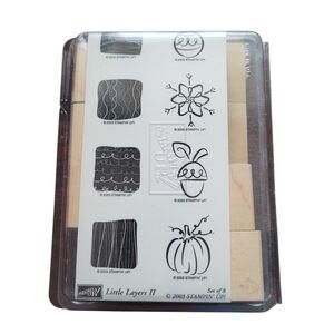 Stampin' Up! Little Layers II New In Package Rubber Stamps